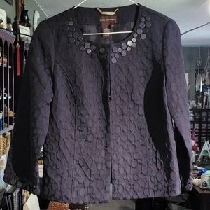 Dana Buchman | Navy Jacket